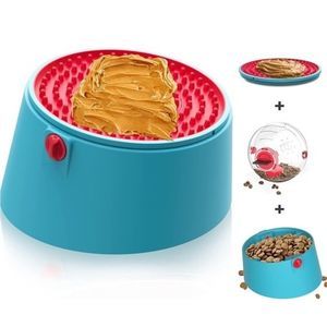 Dog Ball Bowl Set-Dog Treat Slow Feeder Bowl Multifuntional Puppy educat…
